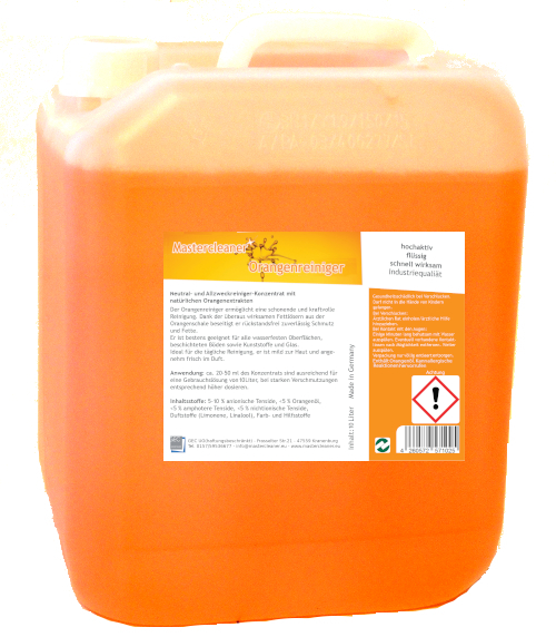 Mastercleaner Orangenreiniger 10 Liter