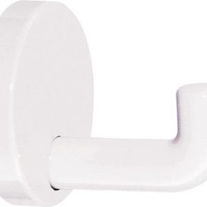 Einzelhaken 801.90.010 einfach A.30mm PA reinweiß 99 D.40mm HEWI