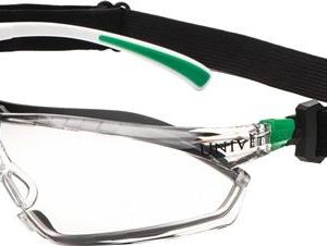 Schutzbrille 506 UP Hybrid EN 166,EN 170 Bügel weiß grün,Scheibe klar