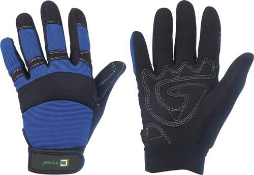 Kunstlederhandschuhe Master Gr.9 schwarz/blau Kunstleder