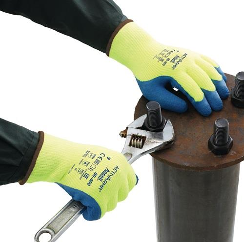 Kälteschutzhandschuhe ActivArmr® 80-400 Gr.10 gelb/blau EN 388,EN 511,EN 407 - VPE: 12