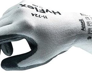Schnittschutzhandschuhe HyFlex® 11-724 Gr.8 weiß/grau EN 388 PSA II 12 PA - VPE: 12
