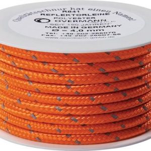 Reflektorschnur Safety Reflector L.50m D.2mm PES orange OVERMANN