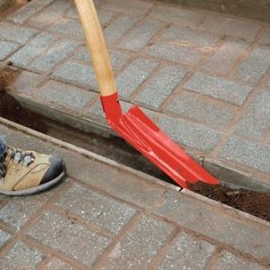 Rinnenschaufel Ruhr Brillant 1 Blattmaß 300x90mm Eschenstiel IDEAL