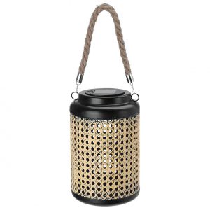 Solar Laterne Metall/Poly 23xø15cm